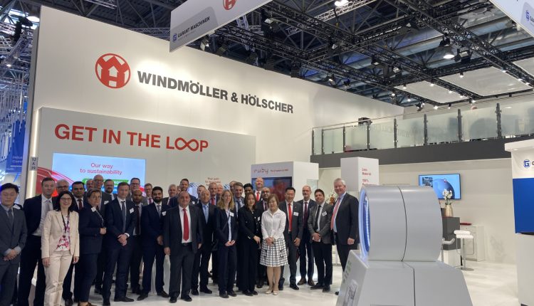 18 nationalities united at the W&H booth in Düsseldorf.