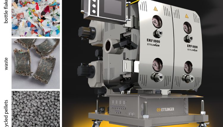 Recycling of PE, PE-HD and PP are among the most common industrial applications of the ERF 1000 continuous melt filter, which can process up to 10 t/h, depending on the material involved.