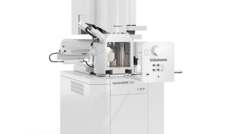 ZEISS Volutome: In-chamber ultramicrotome for serial block-face imaging with a ZEISS FE-SEM.